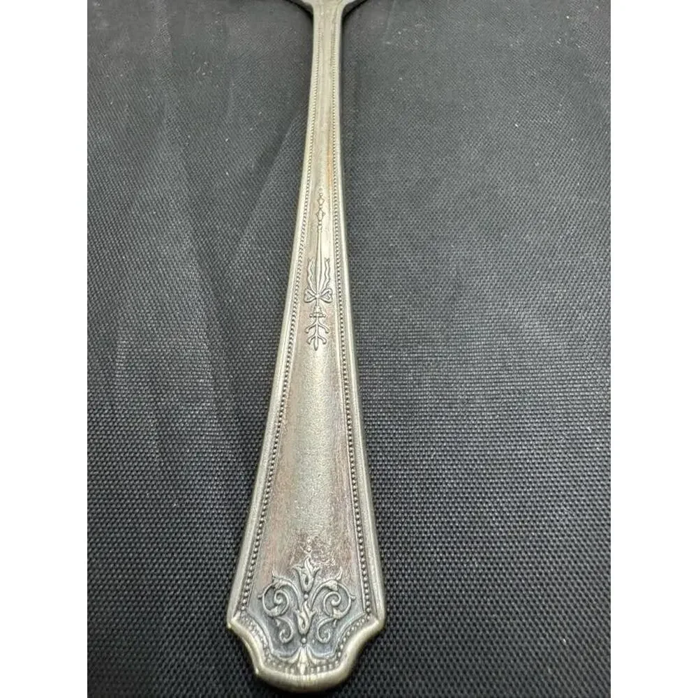 Vtg Vernon Silver Plate Tomato Server Pierced Floral Scroll Romford Pattern 7